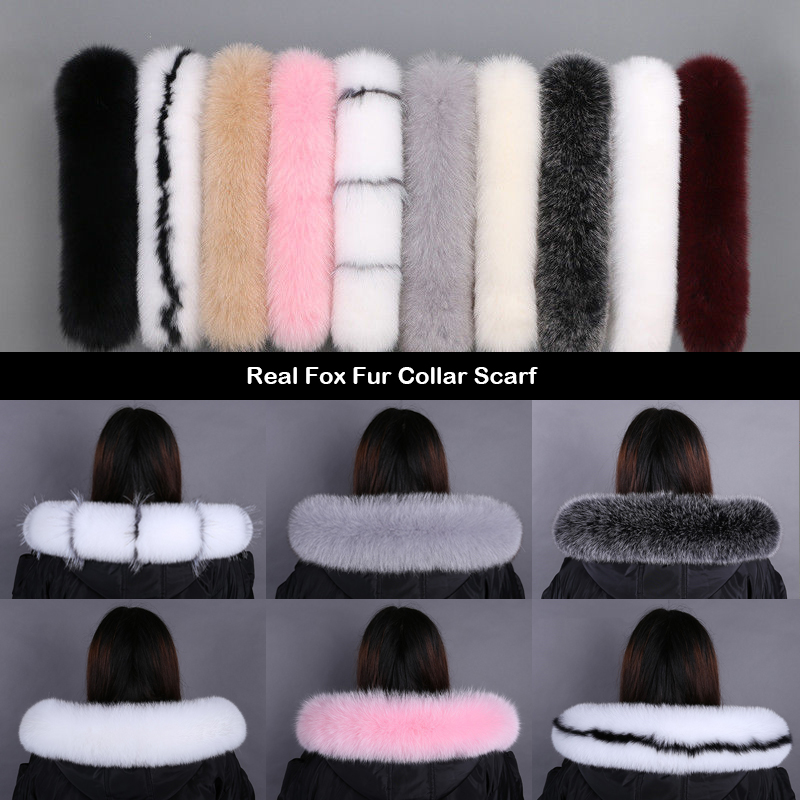 Winter Clothing Online - Women Luxury Natural Fox Fur Scarf