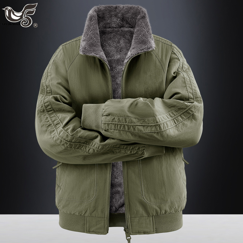 Winter Clothing Game - Men Parkas Thick Warm Reversible Coats
