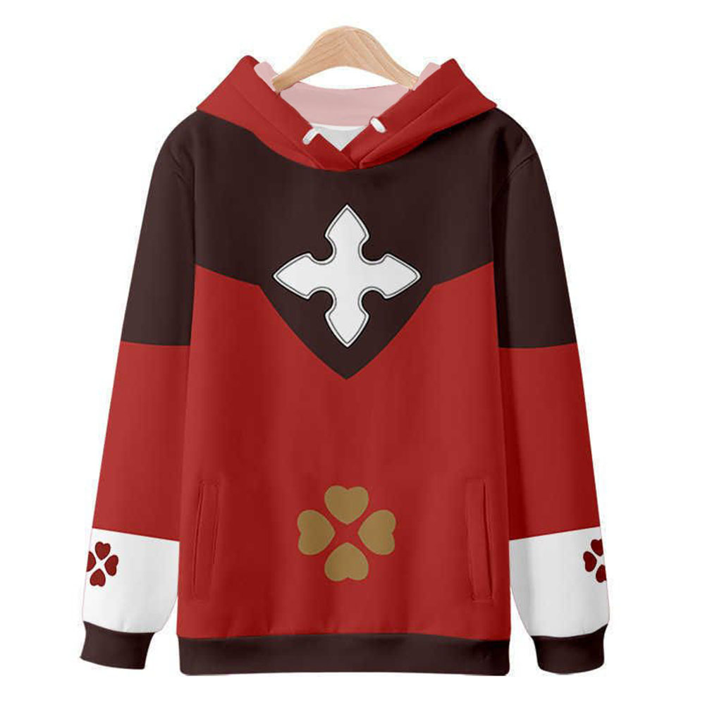 Winter Clothing Game - Klee Cosplay 3D Print Hoodie Hot