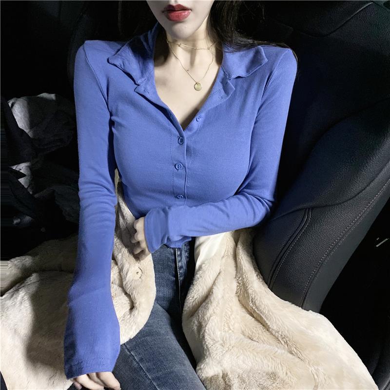 Winter Clothing Trends 2025 - Women's Polo 100℅ Cotton Blue Button