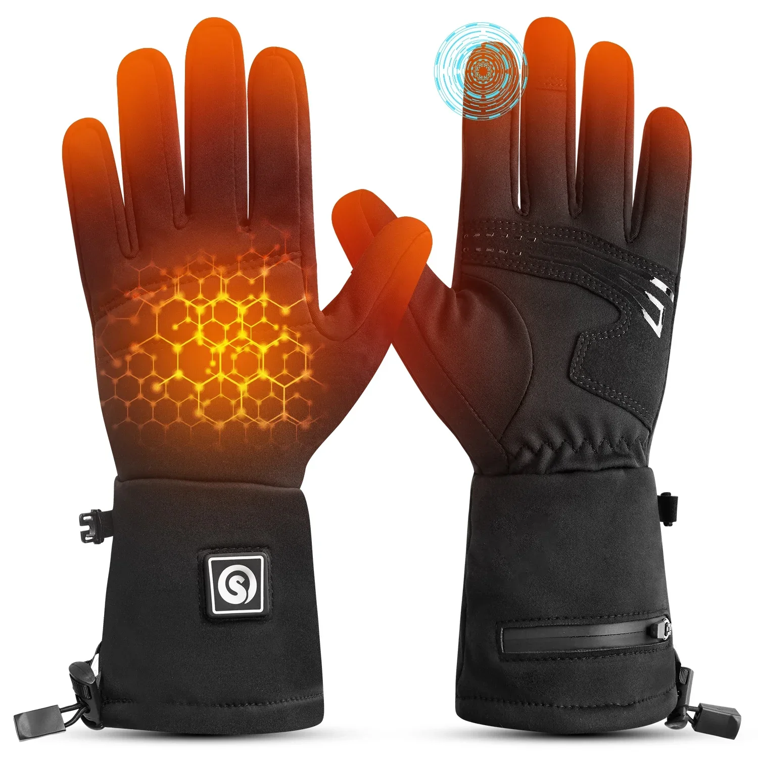Heated Gloves Electric - SAVIOR Winter Thermal Sports Breathable Thin