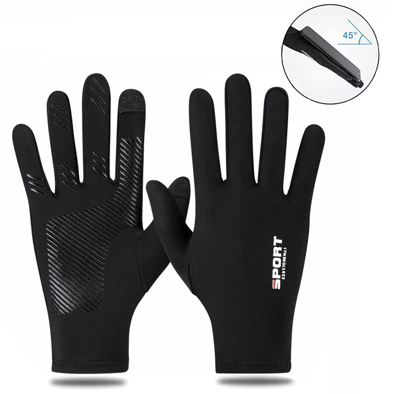 Knit Glove Touch Screen - Summer Ice Silk Touchscreen Equestrian Riding