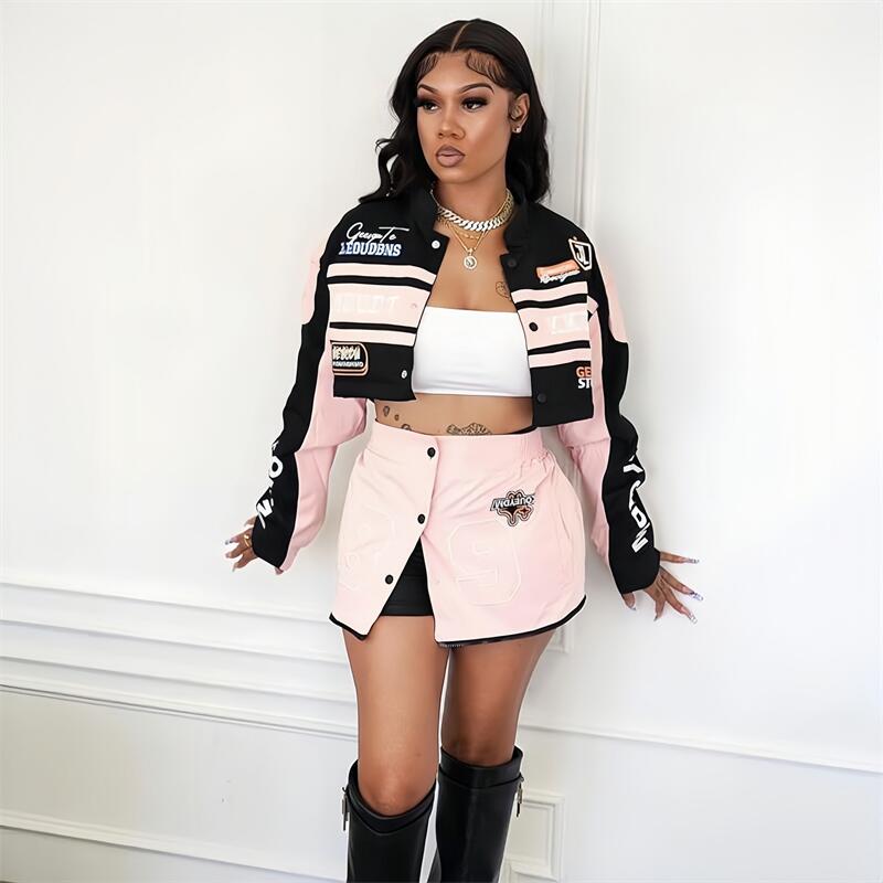 HLJ Letter Print Two Piece Out - Winter Clothing Online review and price