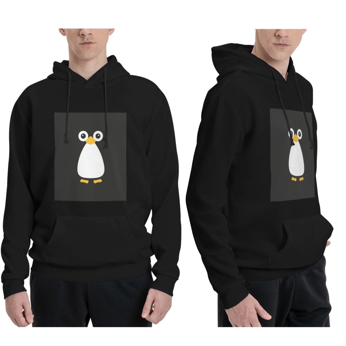 Cute Vector Penguin Hoodies Me - Winter Clothing Vector review and price