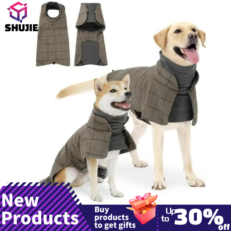 Warm Dog Coat English Plaid Do - Winter Clothing Types review and price