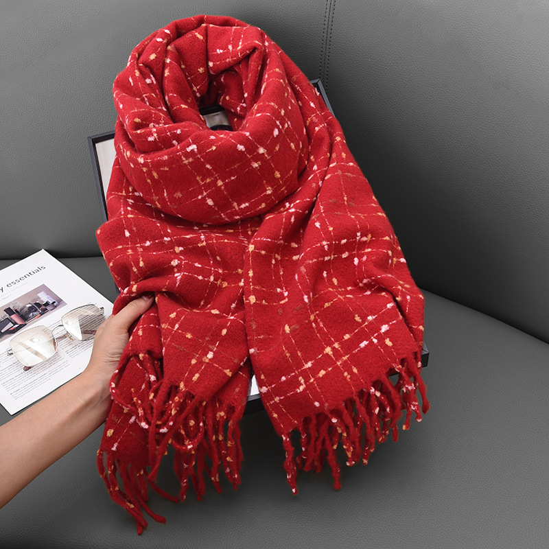 New Warm Winter Tassel Scarf H - Cashmere Scarf Wrap review and price