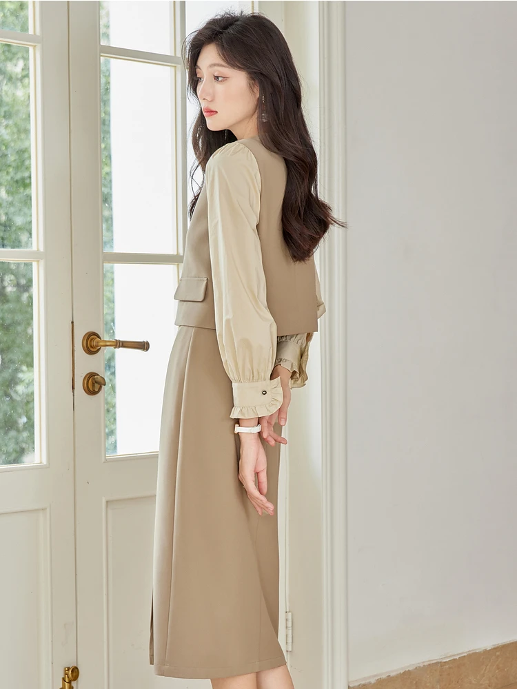 VIMLY Women Elegant Skirt Sets - Winter Clothing Outfits review and price