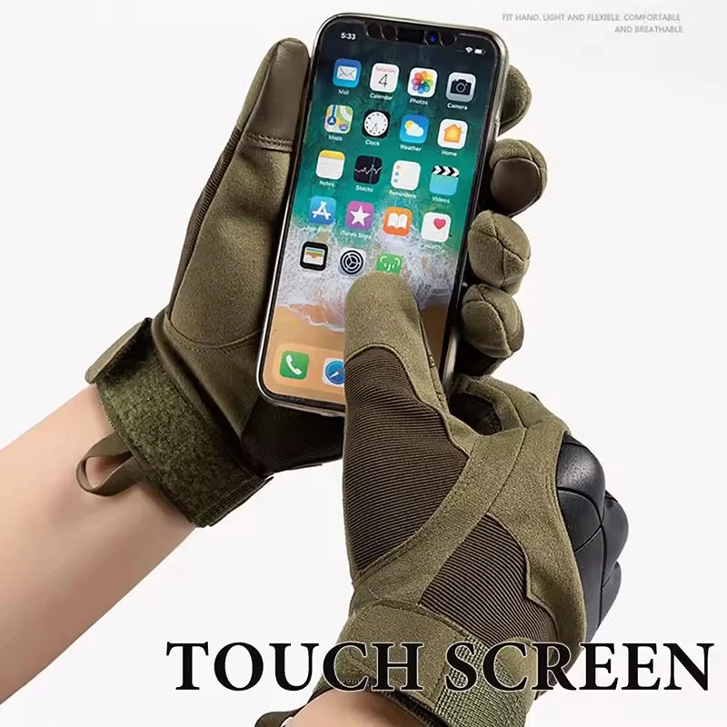 Hunting Gloves Men's Palm Anti - Knit Glove Touch Screen review and price