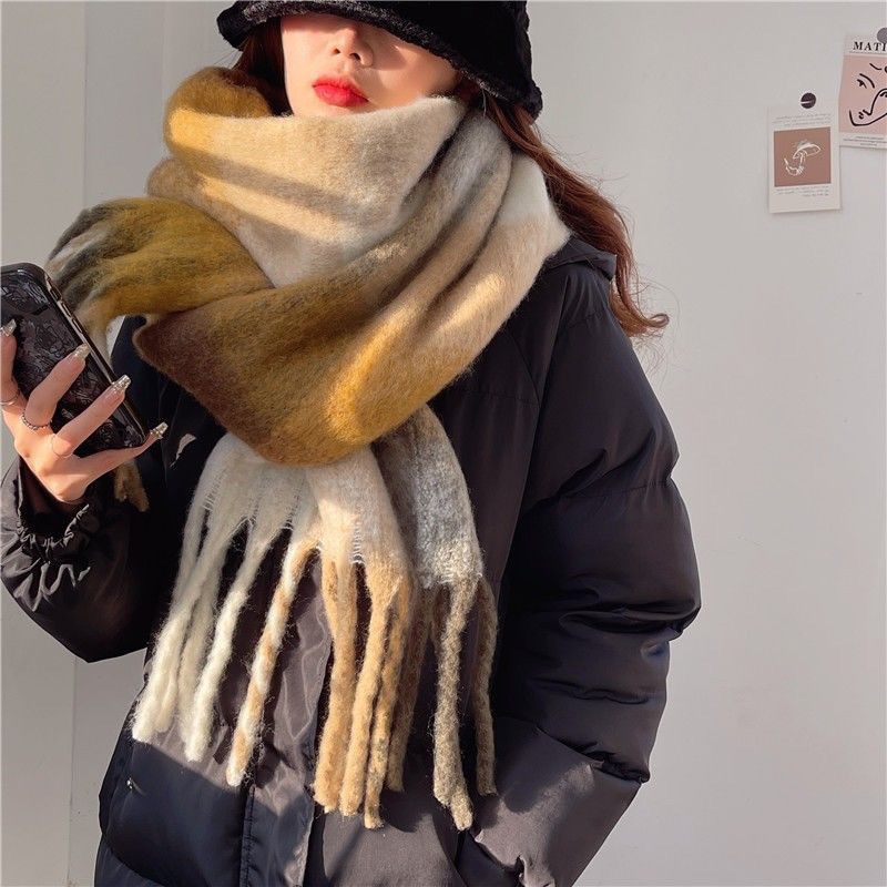 2025New Winter Thick Warm Scar - Cashmere Scarf Wrap review and price