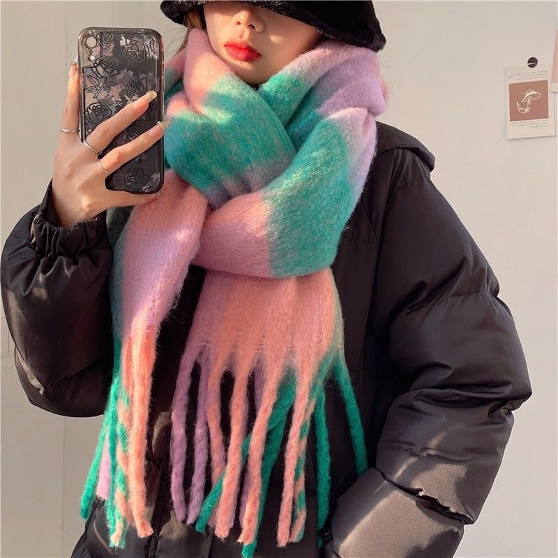 2025New Winter Thick Warm Scar - Cashmere Scarf Wrap review and price