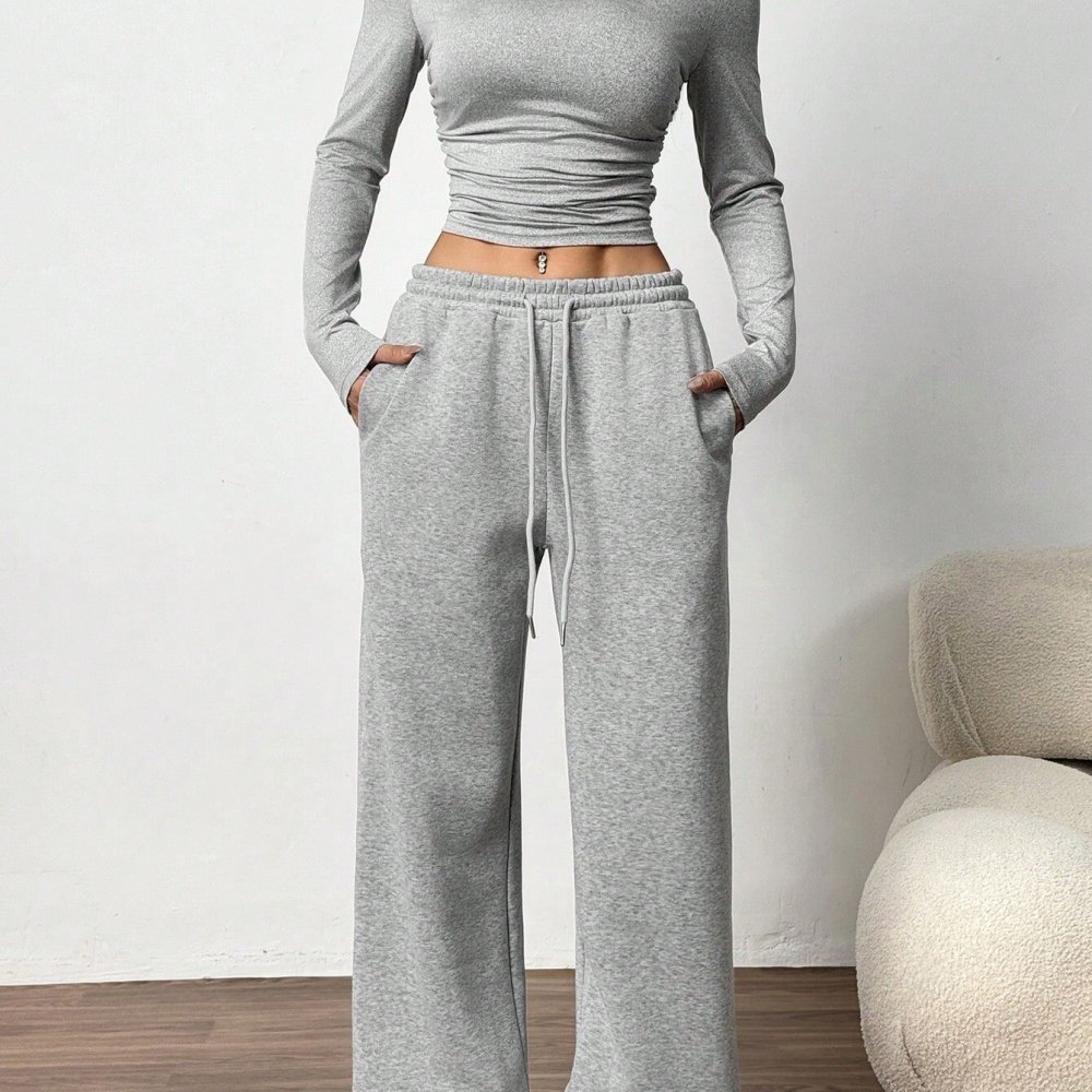 Ladies Casual Two Piece Set Lo - Winter Clothing Outfits review and price