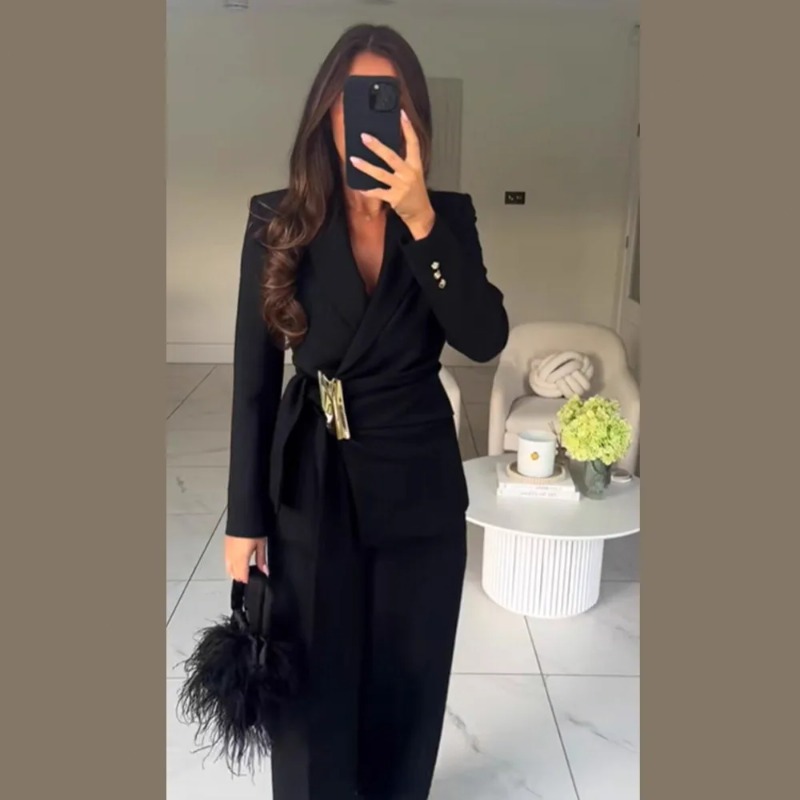 Women's Suit Pants Two-Piece S - Winter Clothing Online review and price