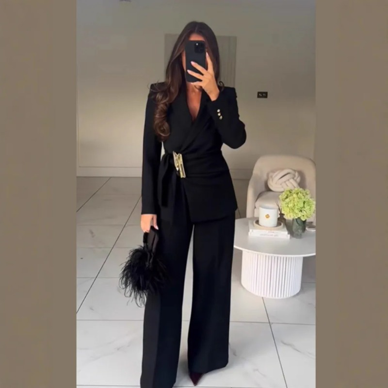 Women's Suit Pants Two-Piece S - Winter Clothing Online review and price
