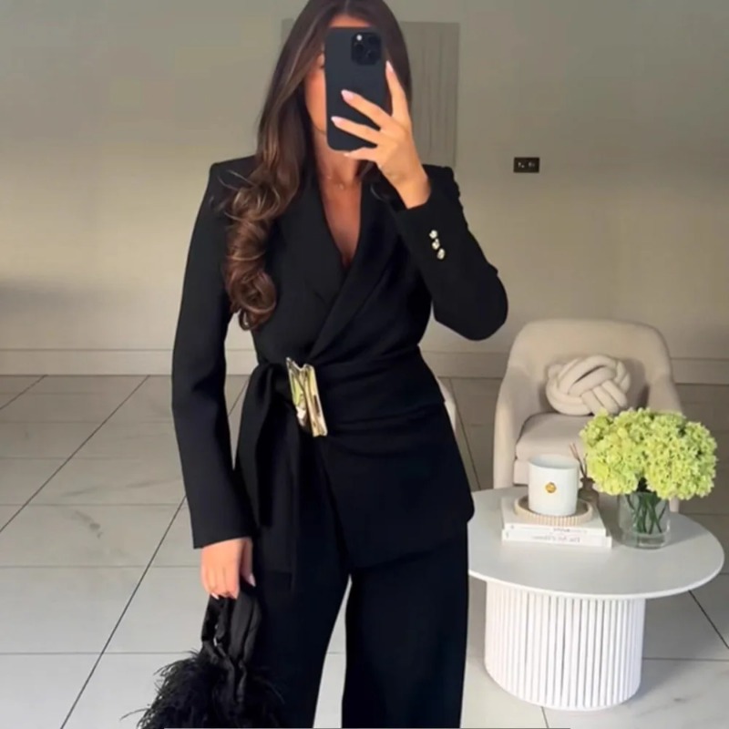 Women's Suit Pants Two-Piece S - Winter Clothing Online review and price