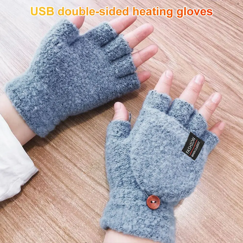 USB Electric Heated Gloves Win - Knit Glove Touch Screen review and price