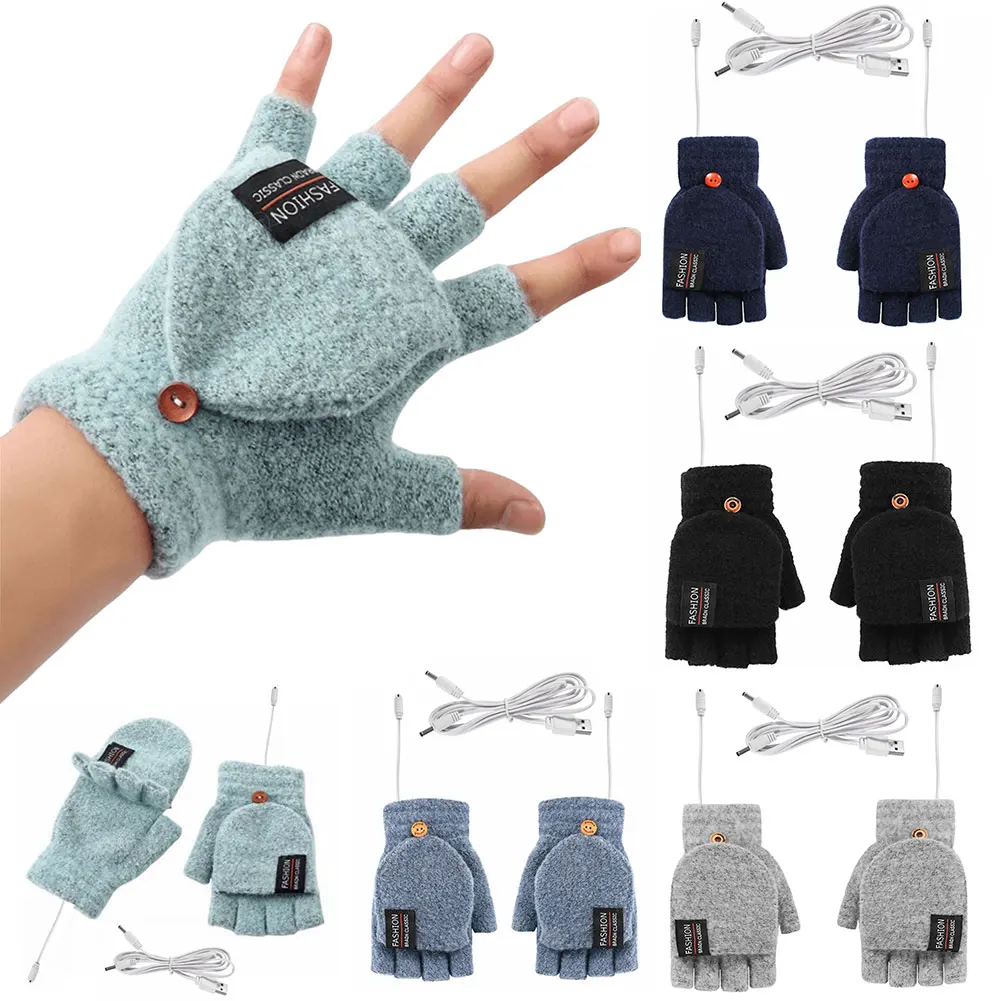 USB Electric Heated Gloves Win - Knit Glove Touch Screen review and price