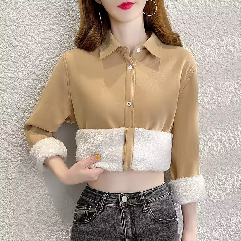 Velvet Thick Warm Women's Soli - Winter Clothing Trends 2025 review and price