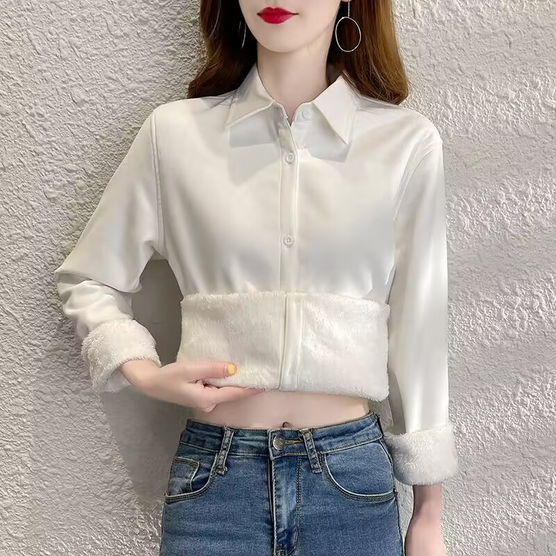 Velvet Thick Warm Women's Soli - Winter Clothing Trends 2025 review and price
