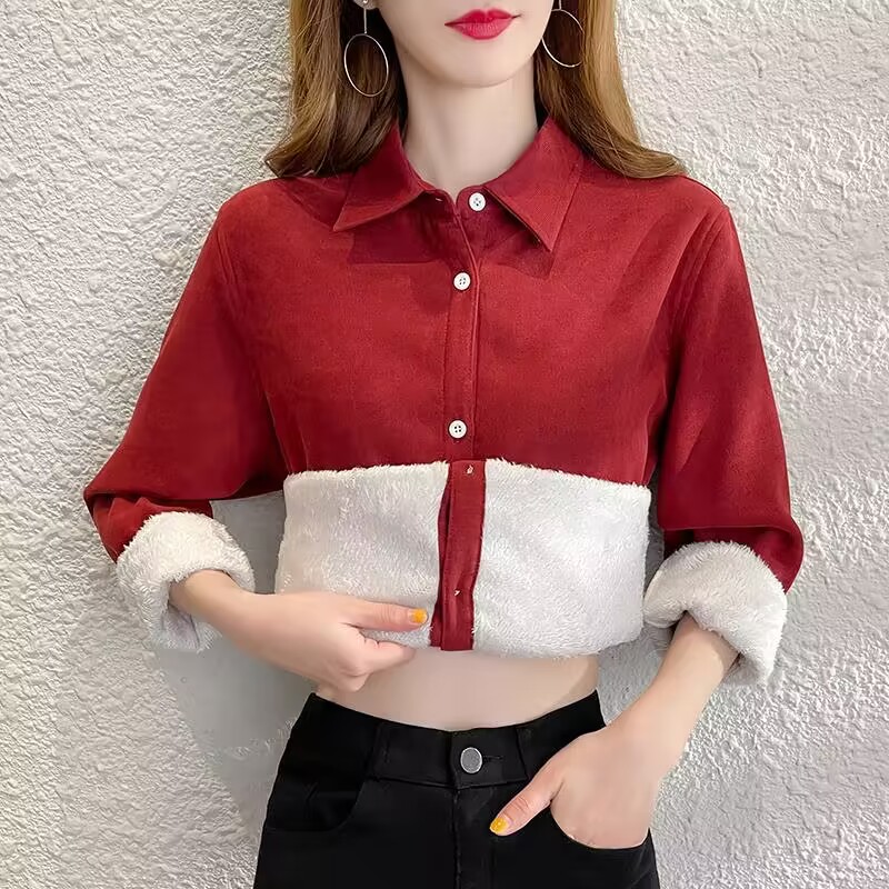 Velvet Thick Warm Women's Soli - Winter Clothing Trends 2025 review and price