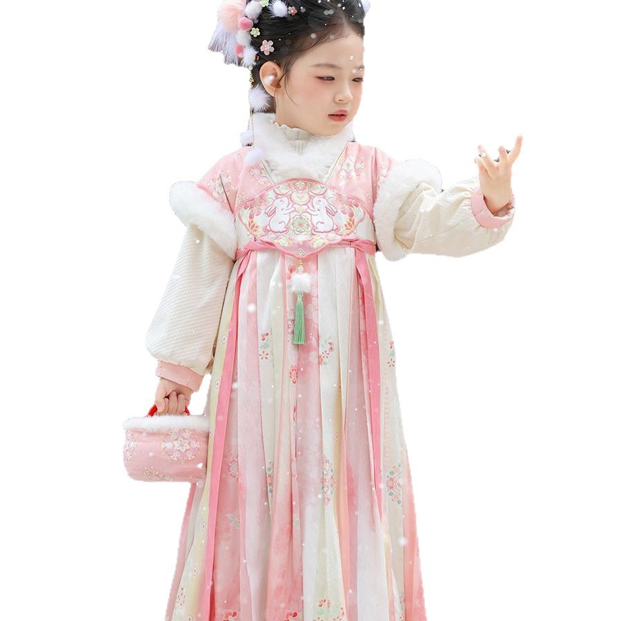 2025 Girls Fairy Hanfu Childre - Winter Clothing Kids review and price