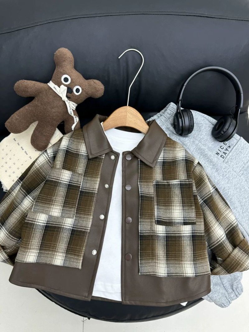 Children's Plaid Jacket Boys S - Winter Clothing Kids review and price