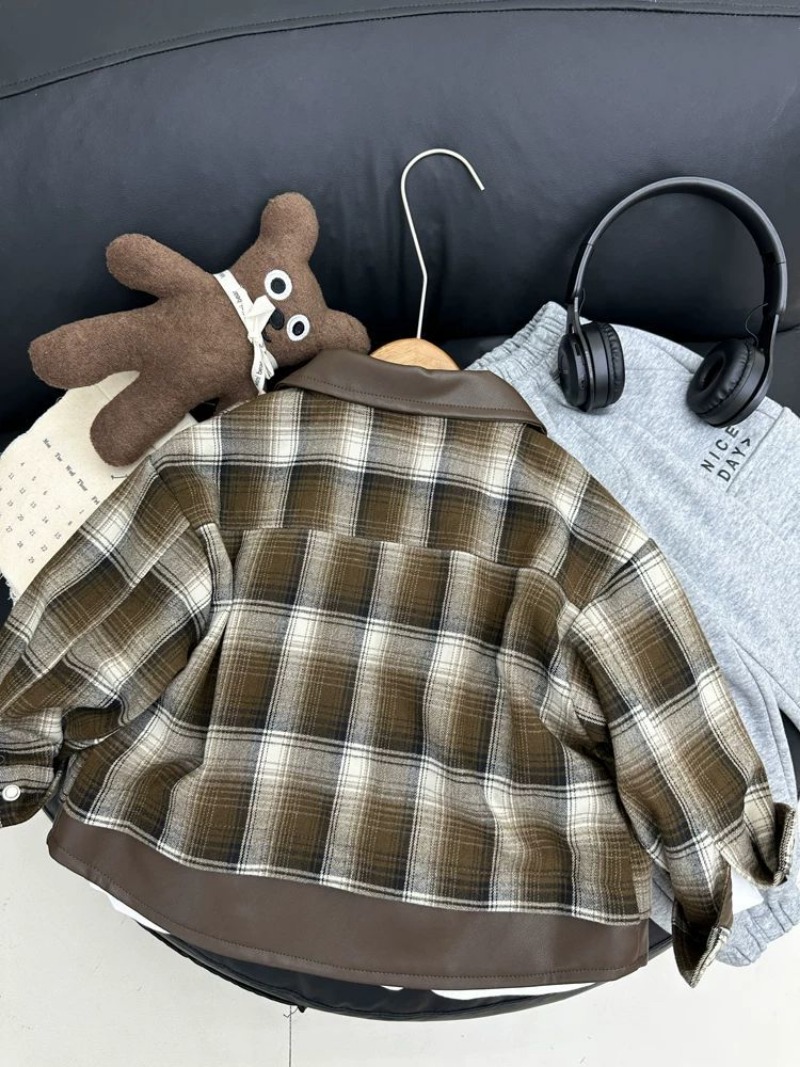 Children's Plaid Jacket Boys S - Winter Clothing Kids review and price