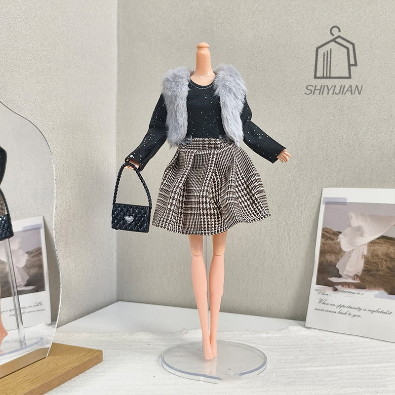 1/6 Doll Handmade Dress Clothi - Winter Clothing Dress Up review and price