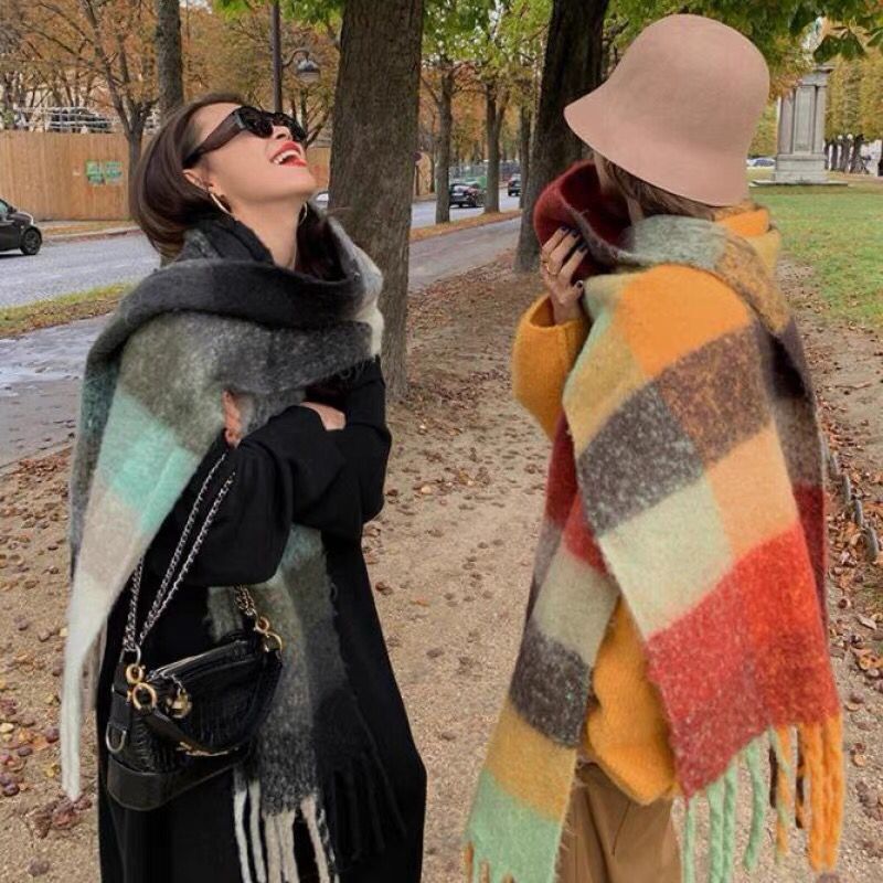 NEW Luxury Winter Thick Warm S - Cashmere Scarf Wrap review and price
