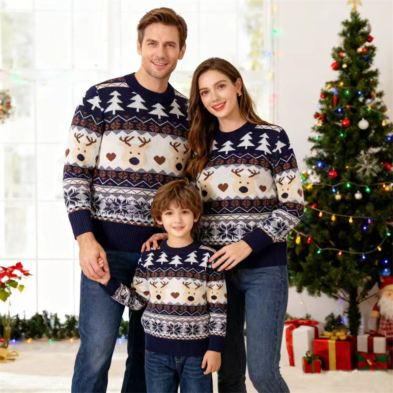Christmas Family Sweaters Pare - Winter Clothing Kids review and price