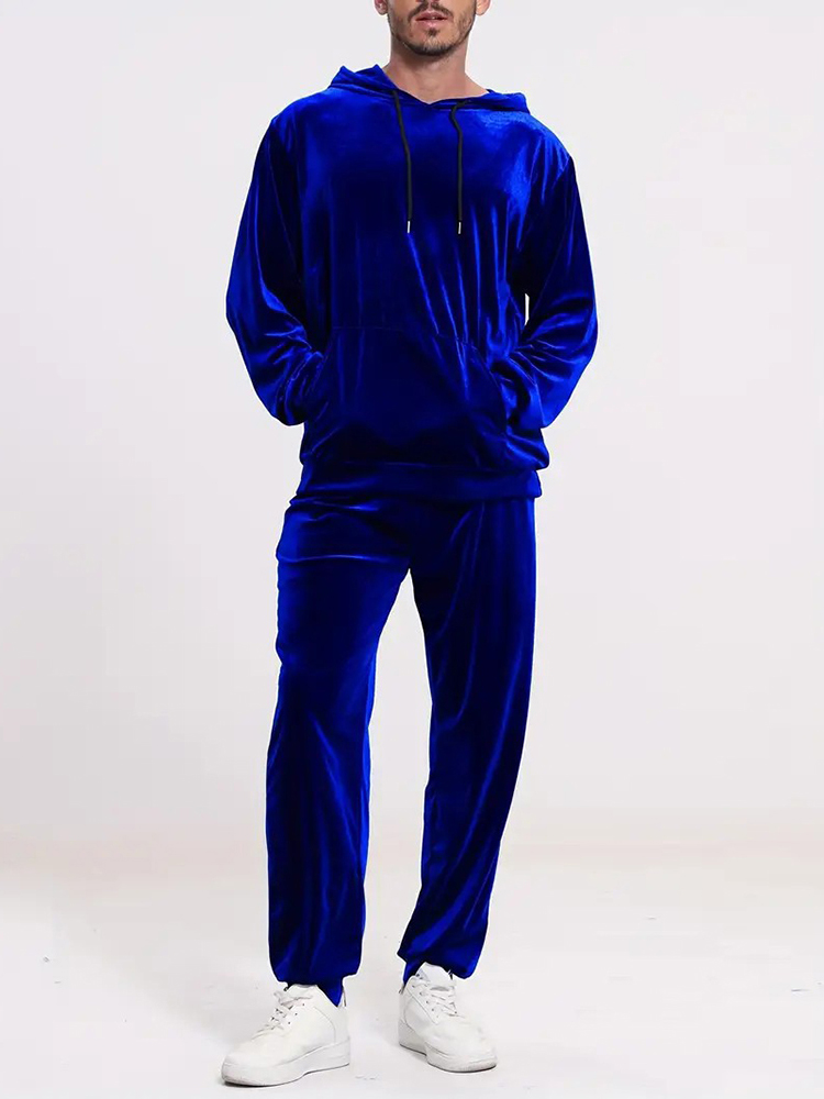 Fashion Solid Color Velvet Two - Winter Clothing Outfits review and price