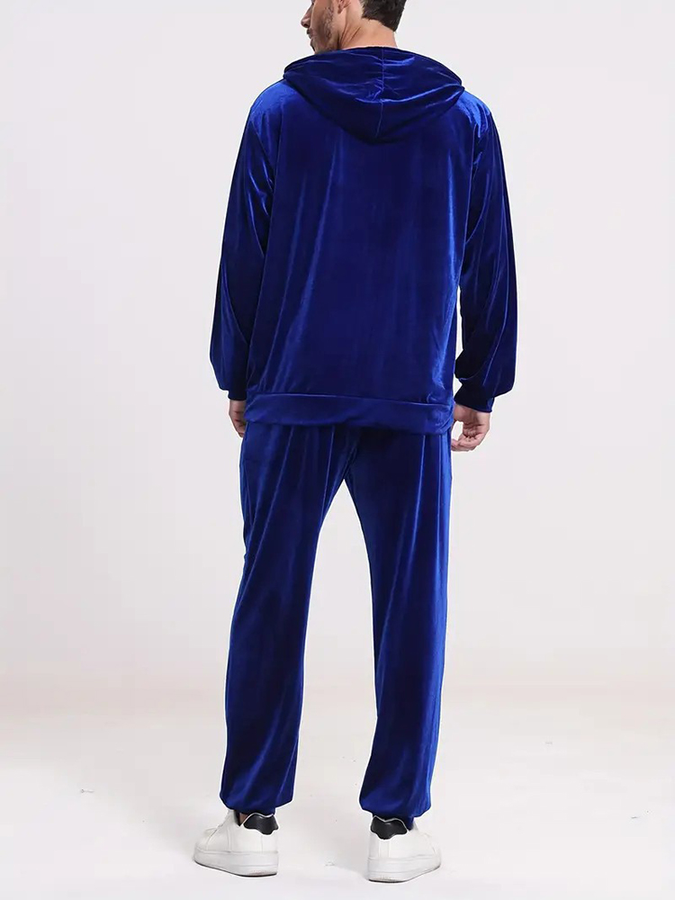Fashion Solid Color Velvet Two - Winter Clothing Outfits review and price