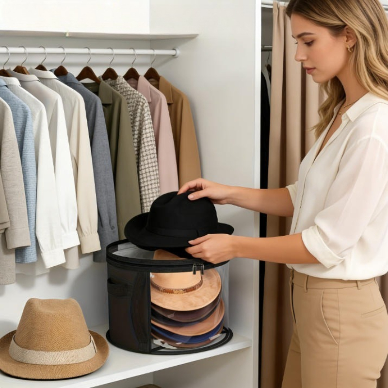 Winter Hat Storage Bucket Clot - Winter Clothing Organizer review and price