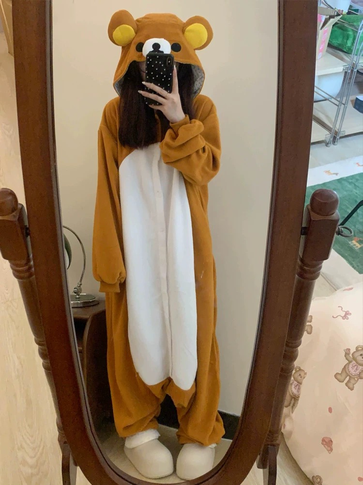 Rilakkuma Kigurumi Onesies Rel - Winter Clothing Outfits review and price