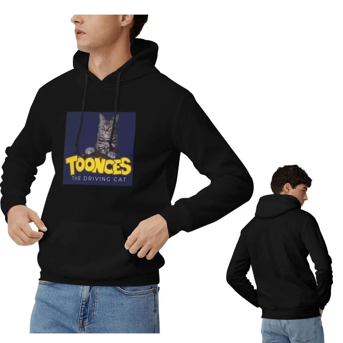 Toonces The Driving Cat Hoodie - Winter Clothing Drive review and price