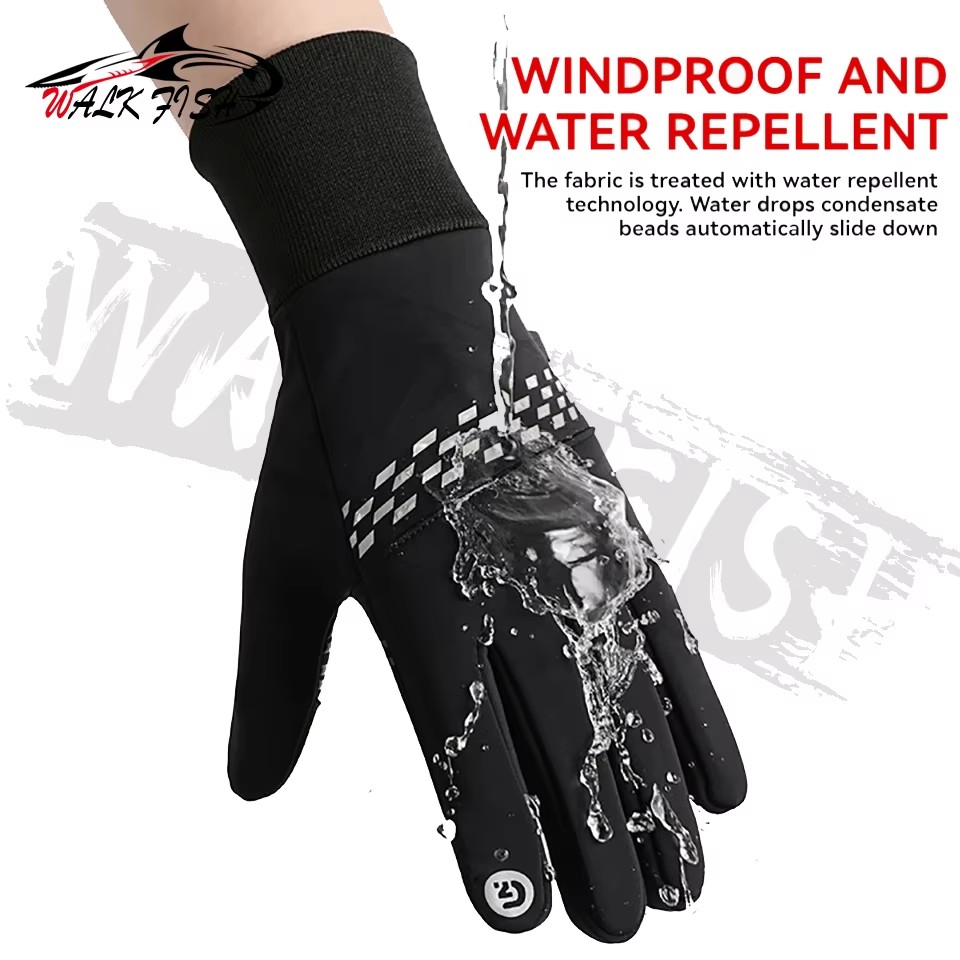 WALK FISH Fishing Gloves Keep  - Knit Glove Touch Screen review and price
