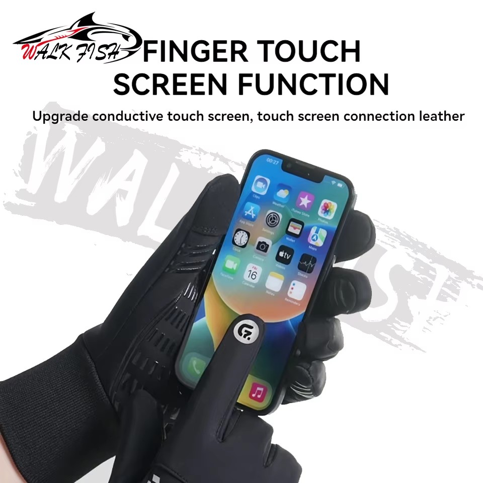 WALK FISH Fishing Gloves Keep  - Knit Glove Touch Screen review and price