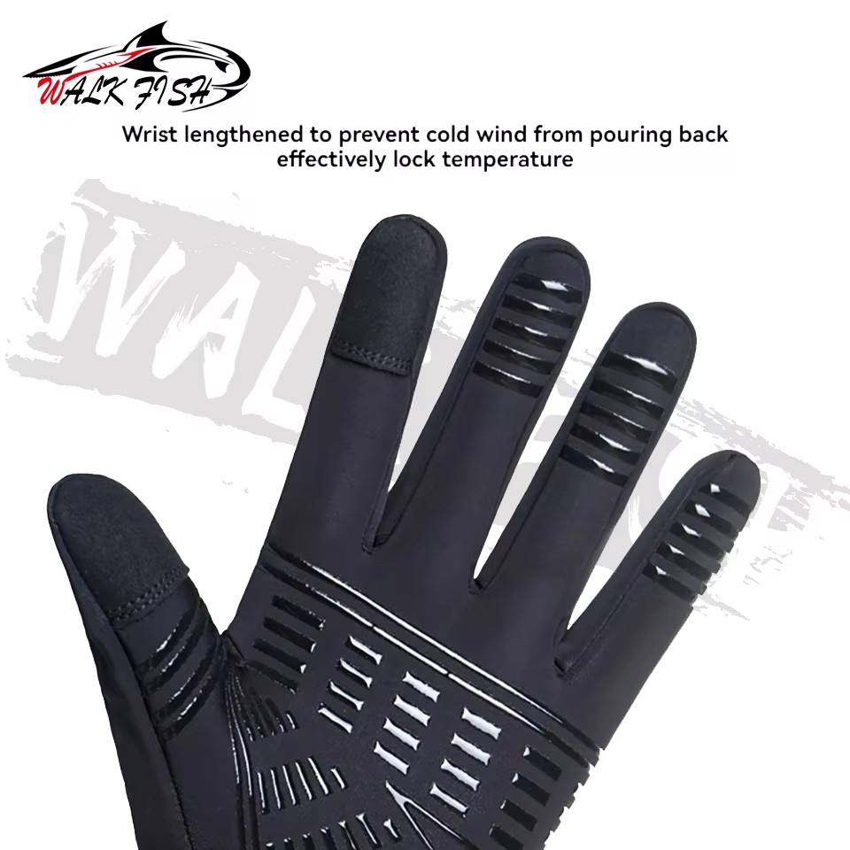 WALK FISH Fishing Gloves Keep  - Knit Glove Touch Screen review and price