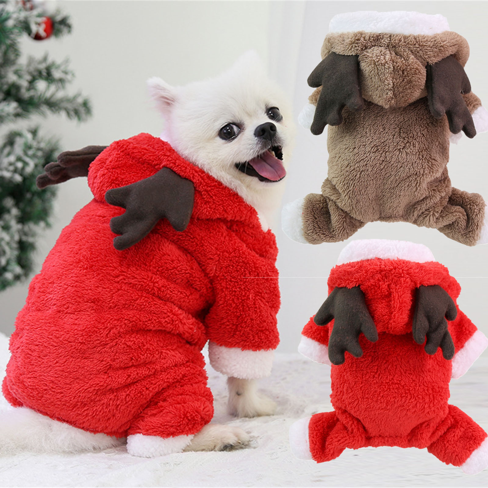 Christmas Dog Clothes Pet Clot - Winter Clothing Dress Up review and price