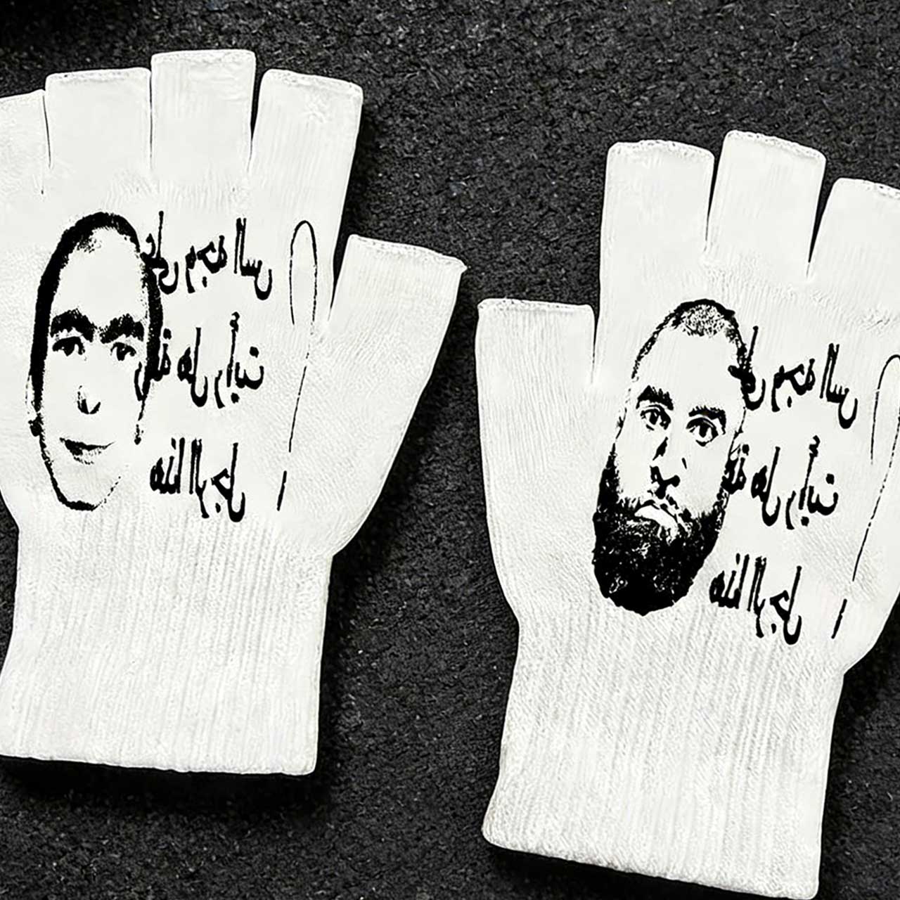 Y2K Retro Printed Fingerless G - Knit Glove Touch Screen review and price