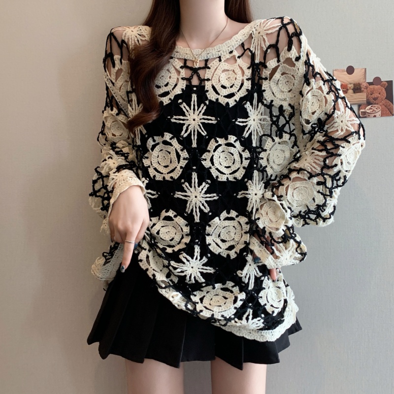 Casual Long Sleeve Pullover El - Winter Clothing Outfits review and price