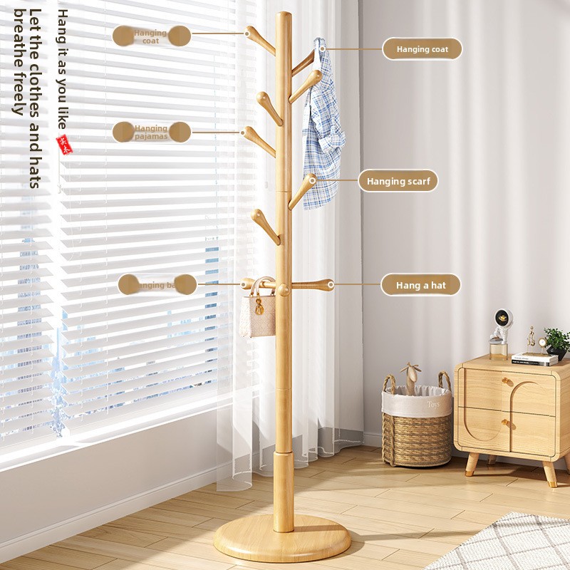 Solid Wood Freestanding Coat R - Winter Clothing Organizer review and price