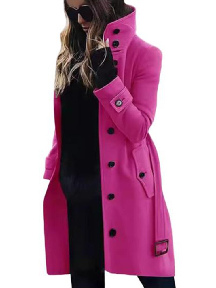 Women's New Woolen Coat Outerw - Winter Clothing Kids review and price