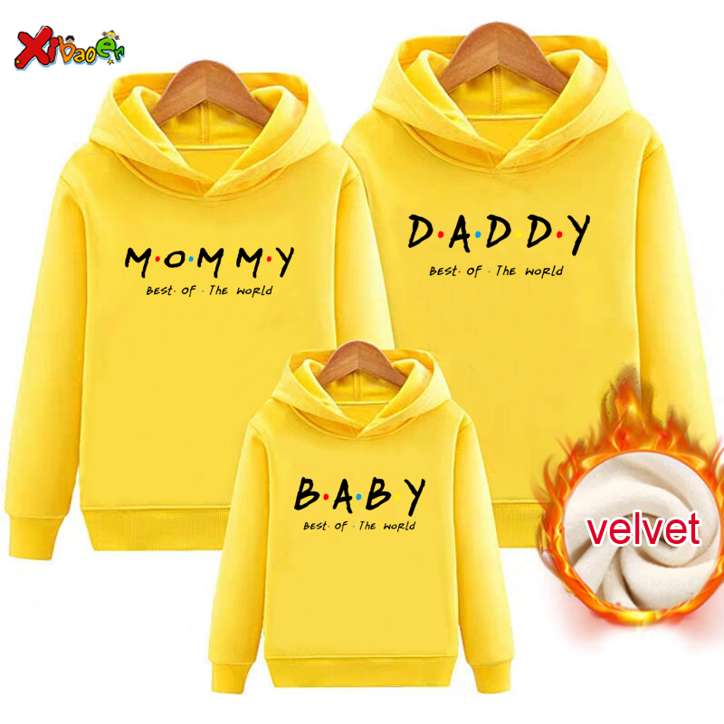Family Outfit Matching Hoodie  - Winter Clothing Kids review and price