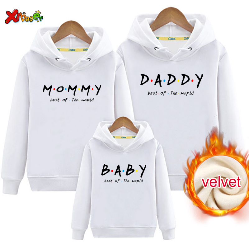 Family Outfit Matching Hoodie  - Winter Clothing Kids review and price