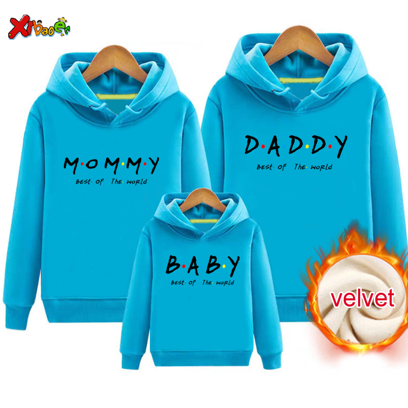 Family Outfit Matching Hoodie  - Winter Clothing Kids review and price