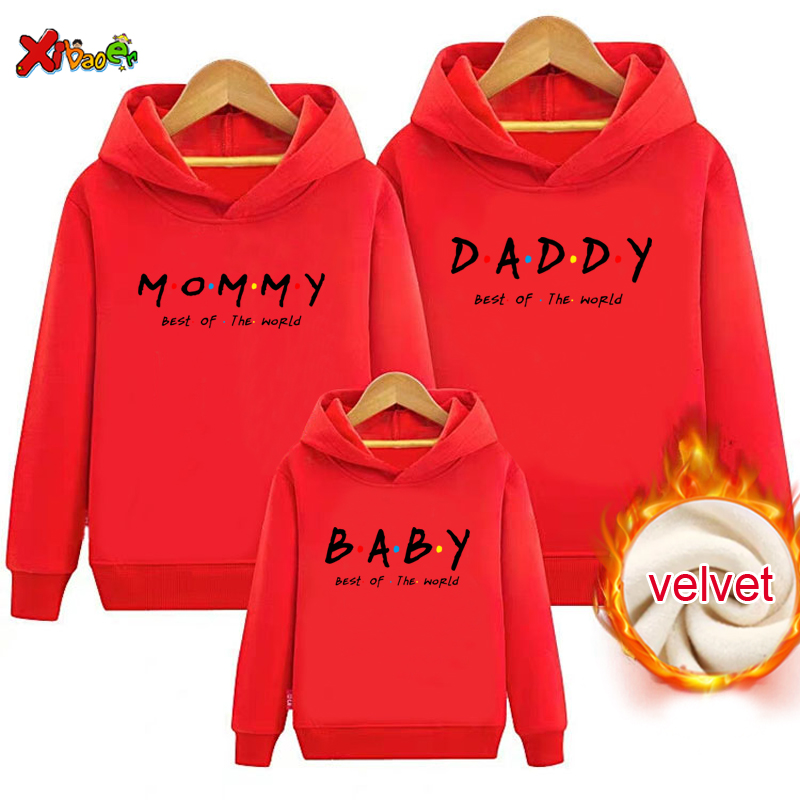 Family Outfit Matching Hoodie  - Winter Clothing Kids review and price