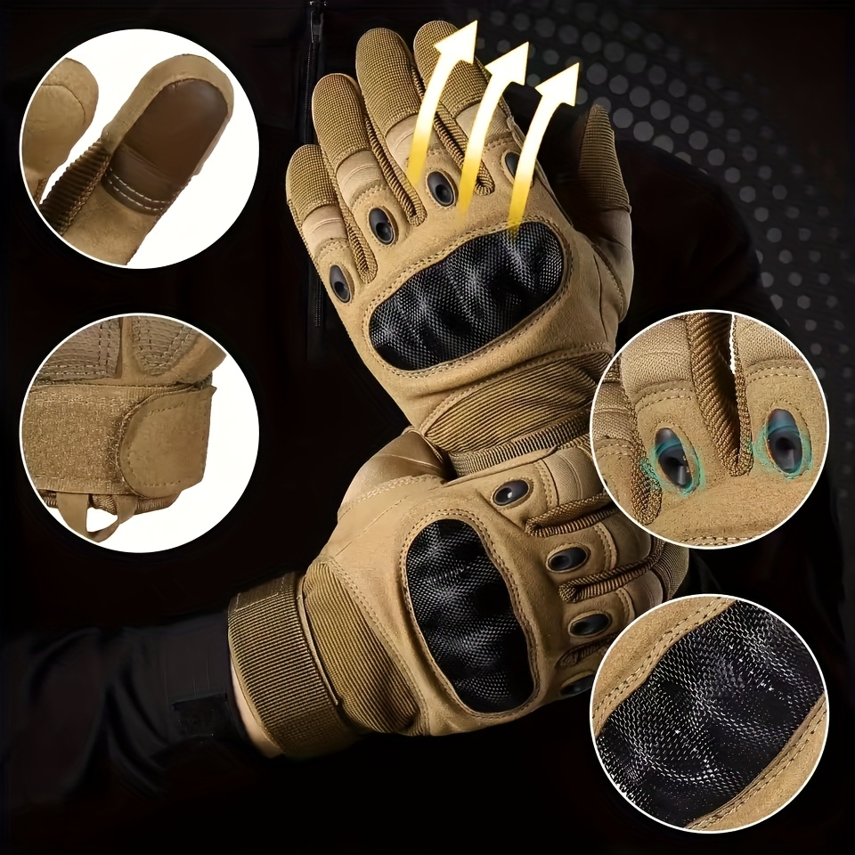 New Men's Full Finger Tactical - Knit Glove Touch Screen review and price