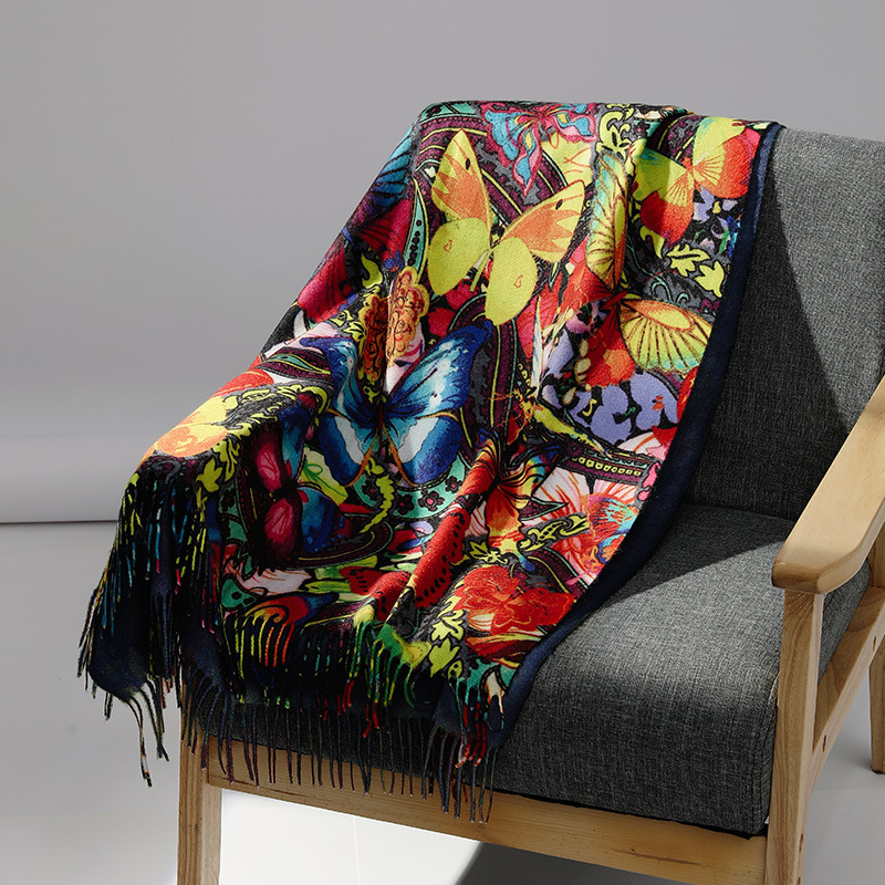 Luxury Brand Oil Painting Cash - Cashmere Scarf Wrap review and price