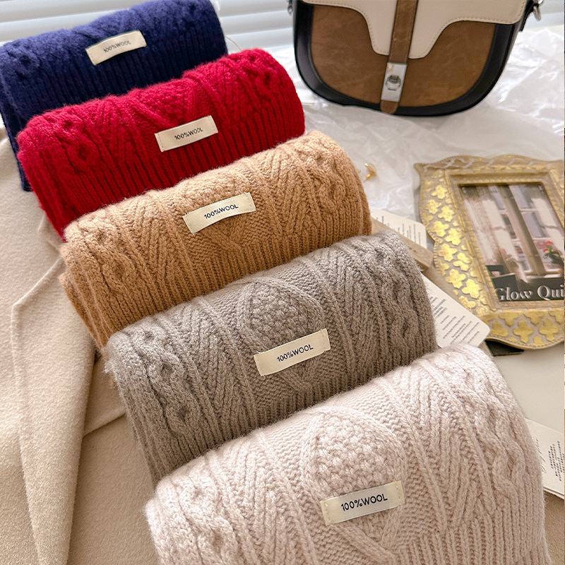 Luxury 100% Wool Scarf Women M - Cashmere Scarf Wrap review and price