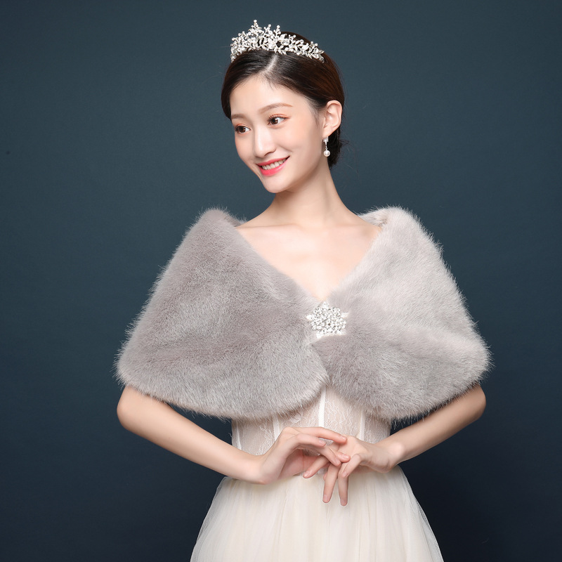 Women Bridal Shawl Wedding Cap - Winter Clothing Online review and price